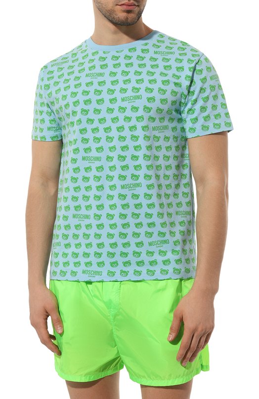 фото Хлопковая футболка moschino