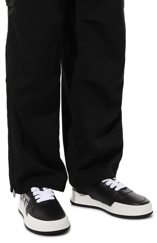 фото Кожаные кеды canadian dsquared2