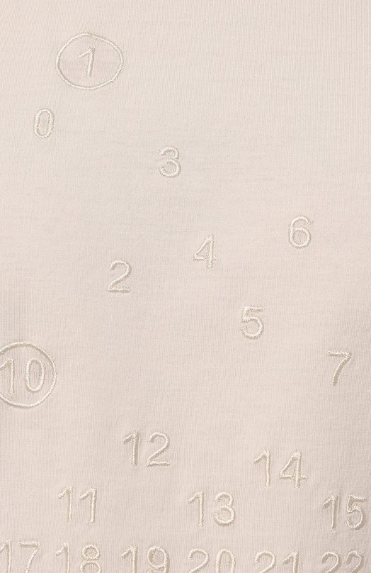 фото Хлопковая футболка maison margiela