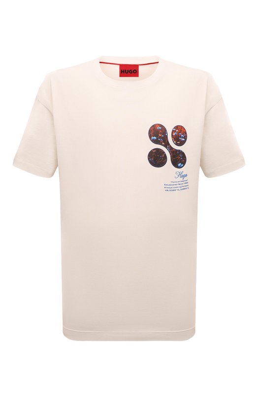 фото Хлопковая футболка hugo