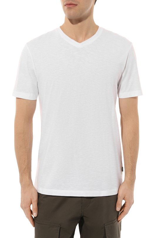 фото Хлопковая футболка boss