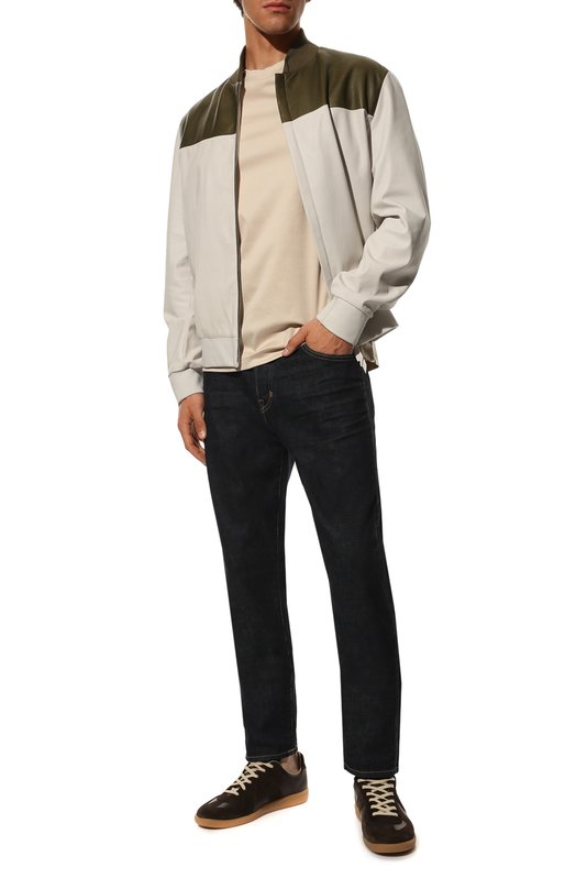 фото Хлопковая футболка brunello cucinelli