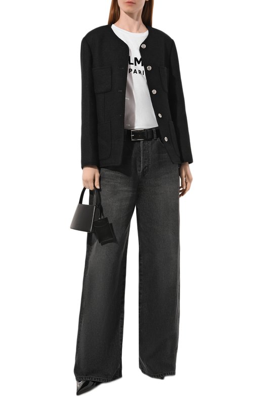 фото Хлопковая футболка balmain