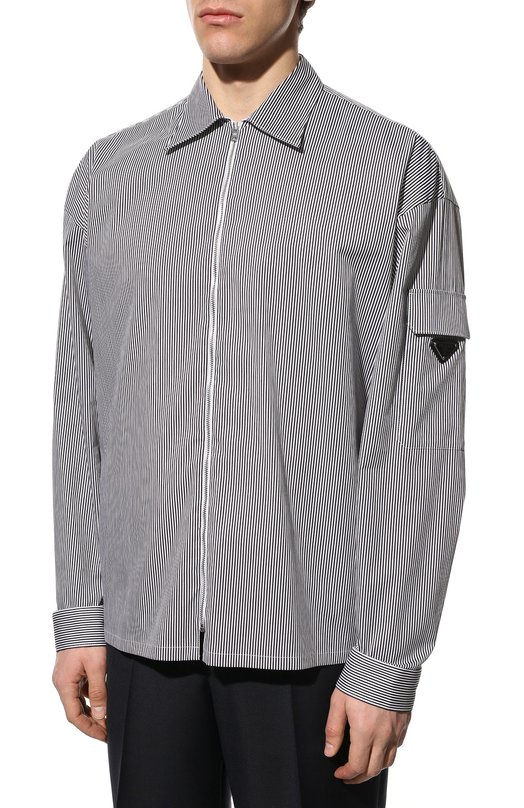 фото Хлопковая рубашка prada