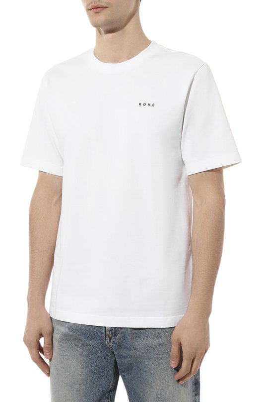 фото Хлопковая футболка rohe