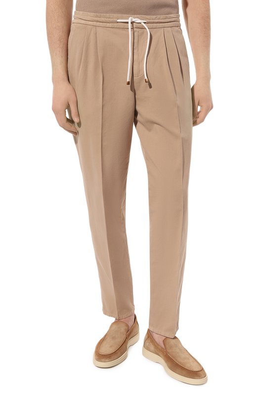 фото Хлопковые брюки brunello cucinelli