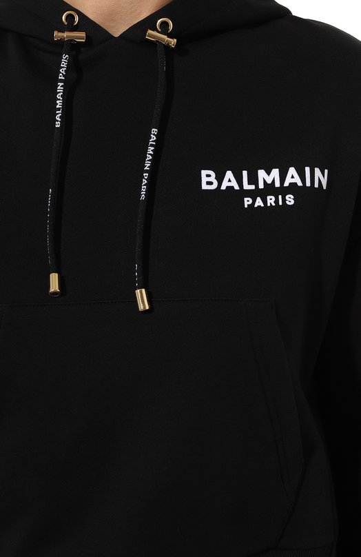 фото Хлопковое худи balmain