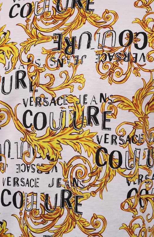 фото Хлопковая футболка versace jeans couture