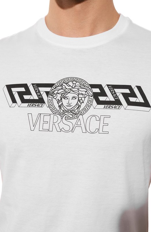 фото Хлопковая футболка versace