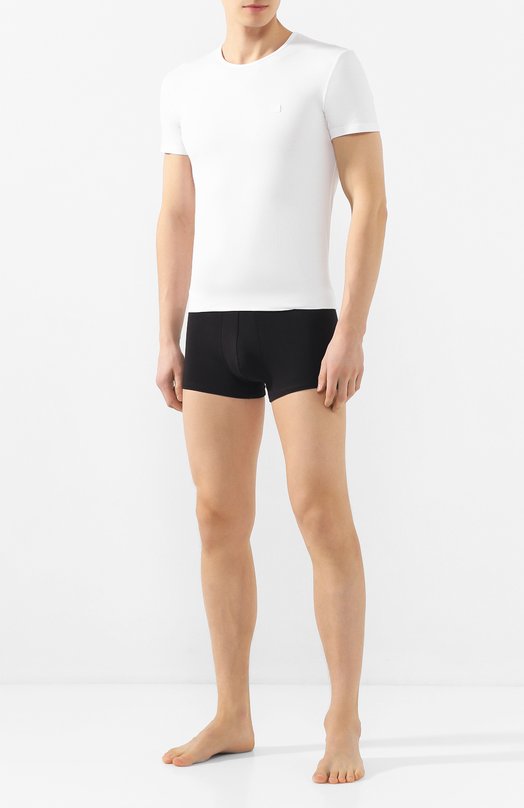 фото Хлопковая футболка с круглым вырезом ermenegildo zegna