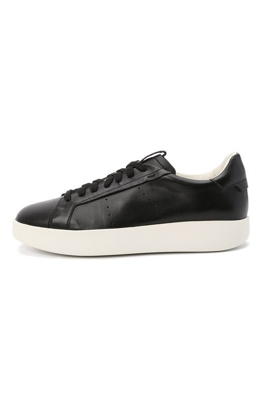 фото Кожаные кеды santoni