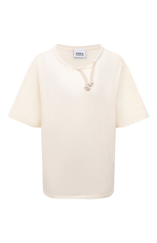 фото Хлопковая футболка erika cavallini