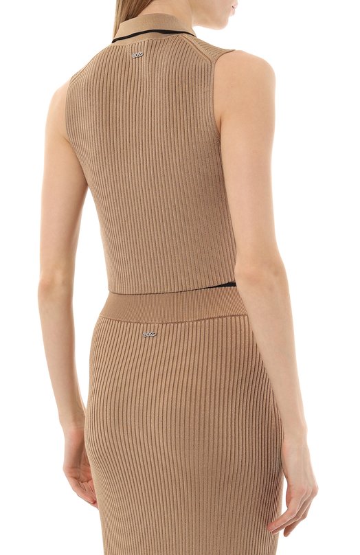 фото Топ-поло из вискозы boss