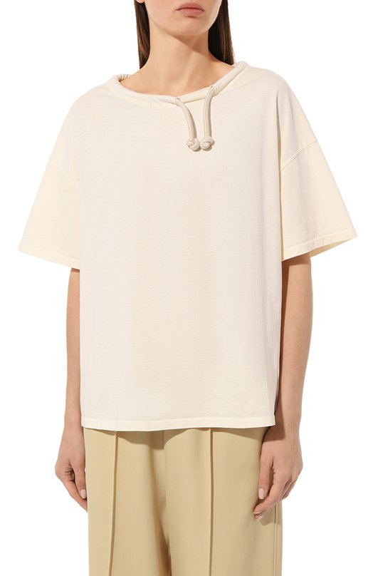 фото Хлопковая футболка erika cavallini