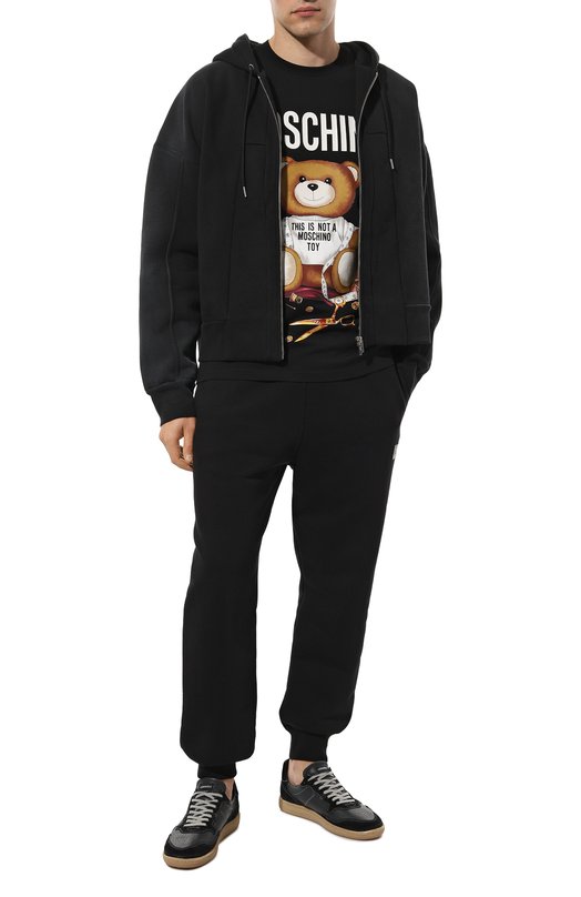 фото Хлопковая футболка moschino