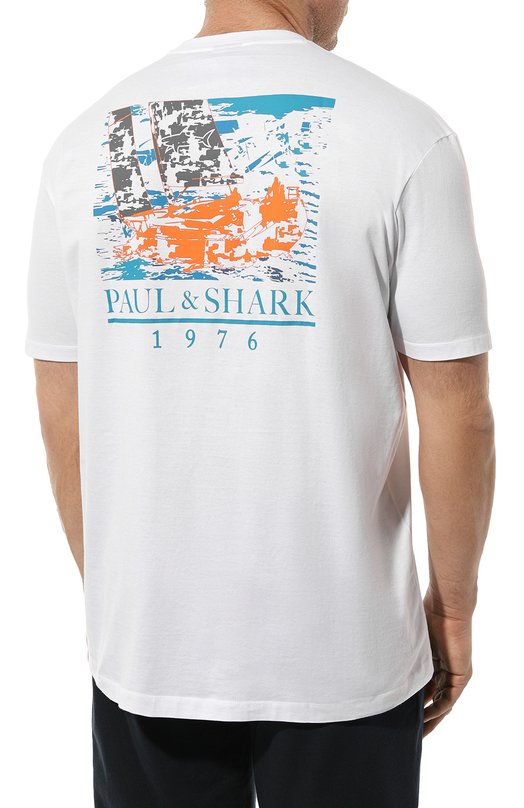 фото Хлопковая футболка paul&shark