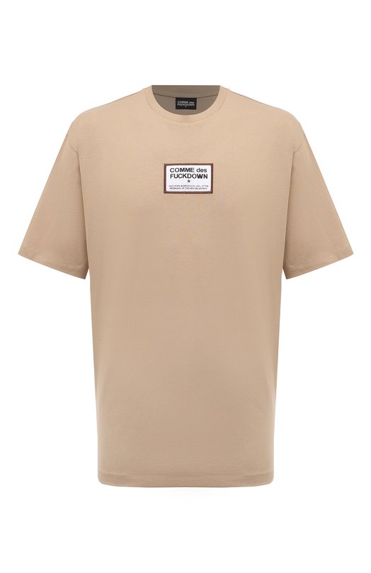 фото Хлопковая футболка comme des fuckdown
