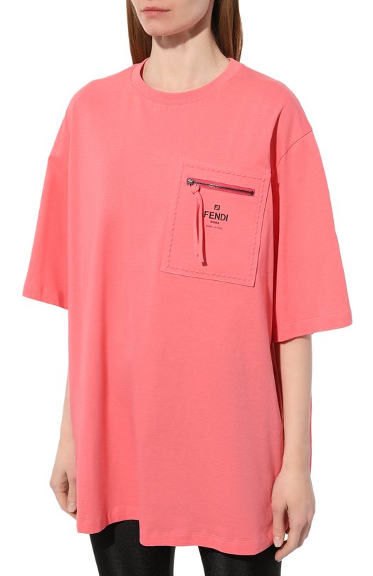 фото Хлопковая футболка fendi