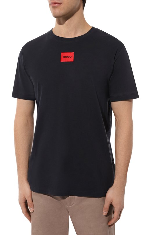 фото Хлопковая футболка hugo