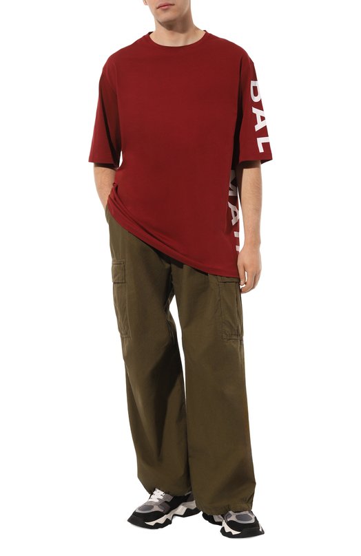 фото Хлопковая футболка balmain