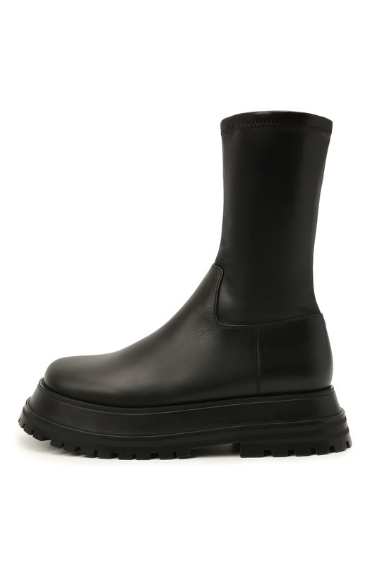 фото Кожаные ботинки hurr burberry