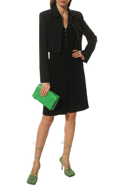 фото Текстильные босоножки stretch bottega veneta