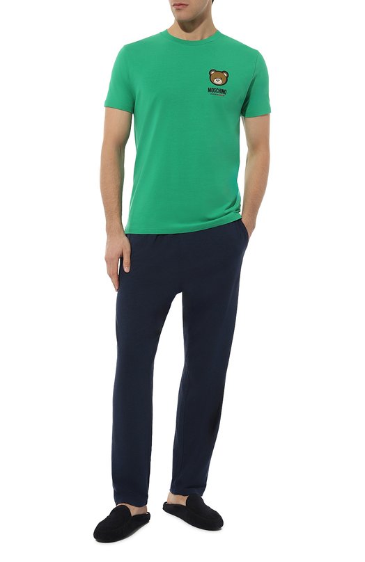 фото Хлопковая футболка moschino