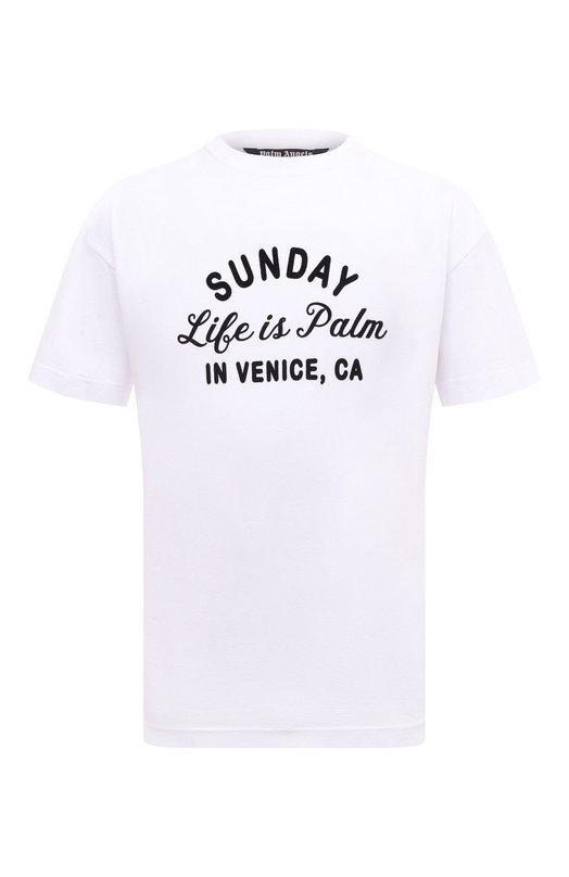 фото Хлопковая футболка palm angels