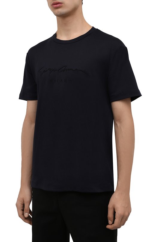 фото Хлопковая футболка giorgio armani