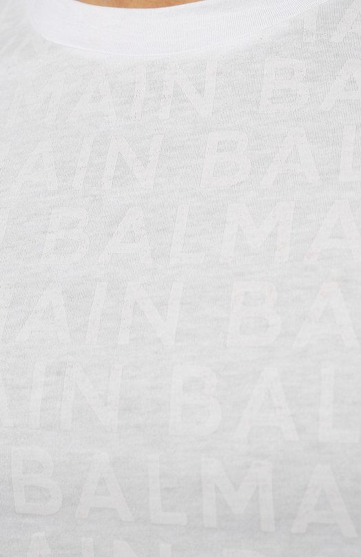фото Хлопковая футболка balmain
