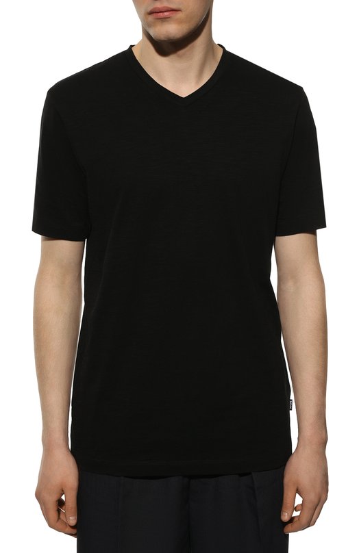 фото Хлопковая футболка boss