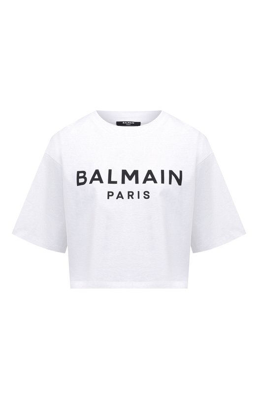 фото Хлопковая футболка balmain