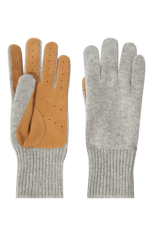 фото Комбинированные перчатки brunello cucinelli