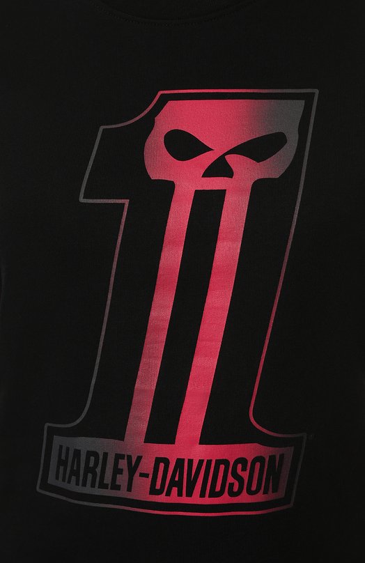 фото Хлопковая футболка harley-davidson