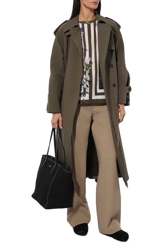 фото Хлопковая футболка alberta ferretti