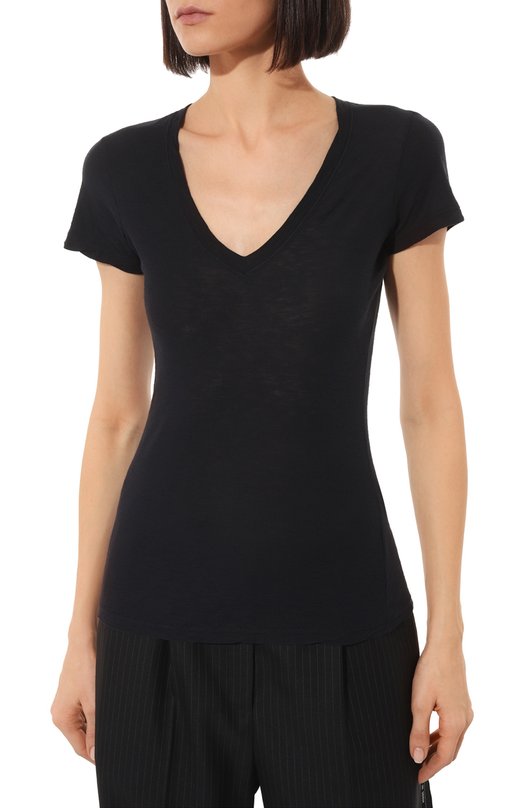 фото Хлопковая футболка james perse