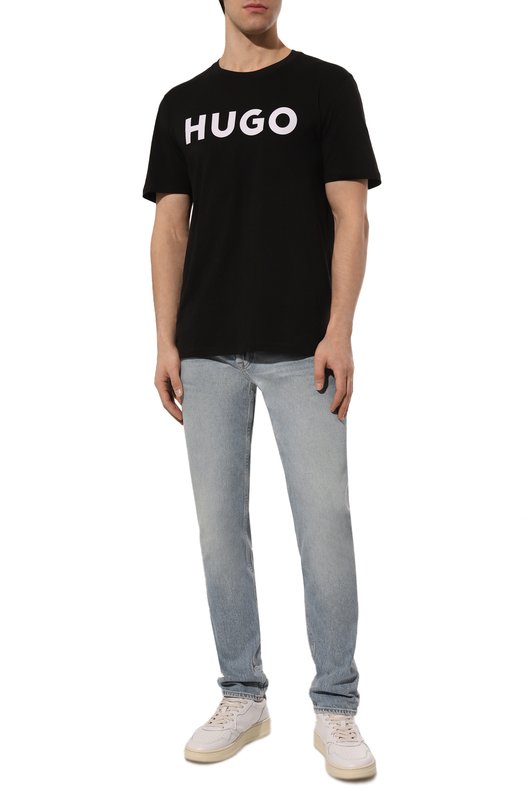 фото Хлопковая футболка hugo