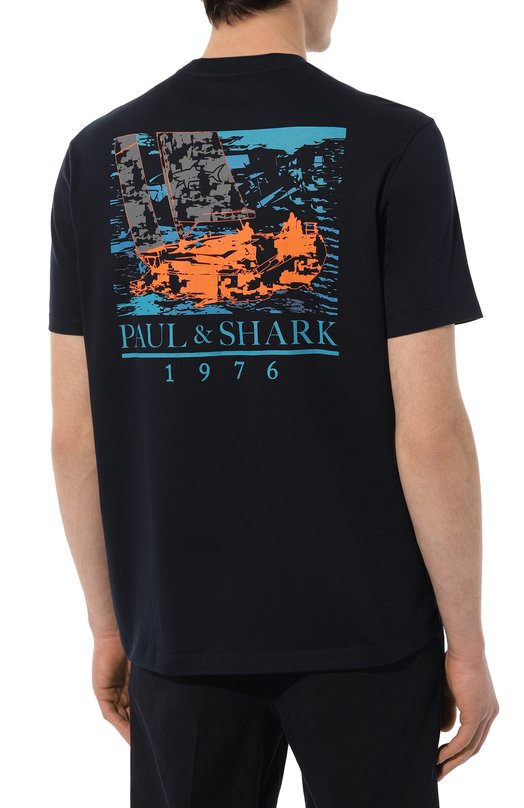 фото Хлопковая футболка paul&shark