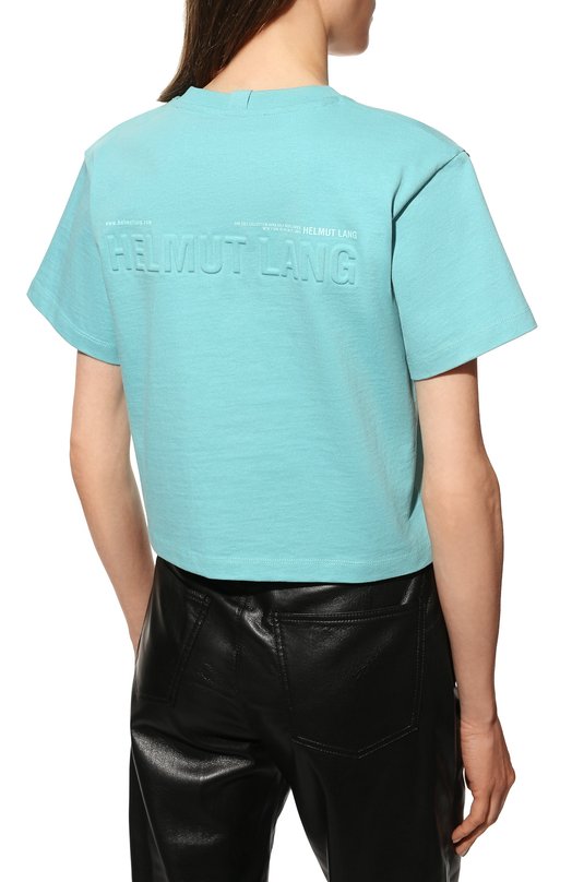 фото Хлопковая футболка helmut lang