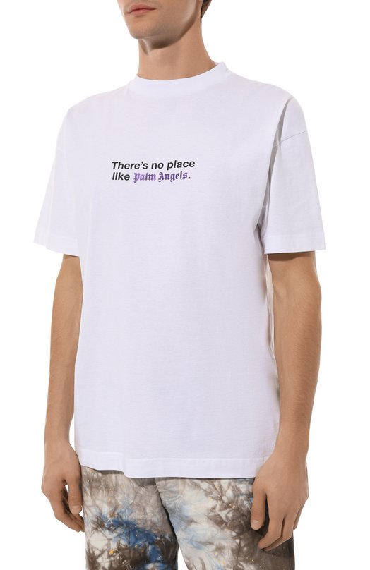 фото Хлопковая футболка palm angels
