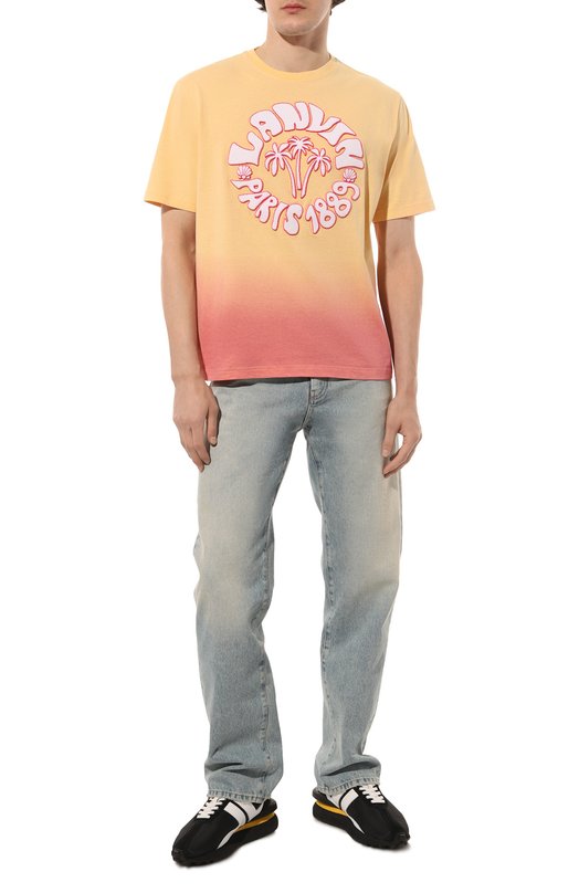 фото Хлопковая футболка lanvin