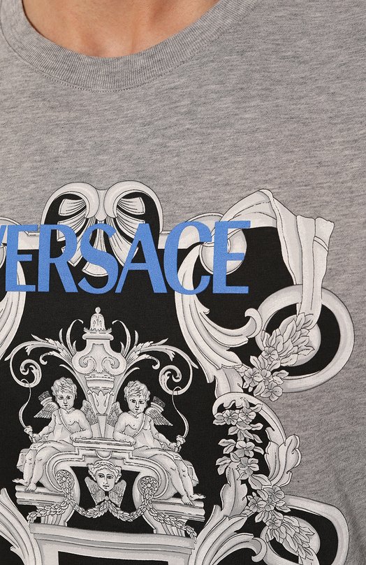 фото Хлопковая футболка versace