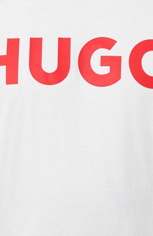 фото Хлопковая футболка hugo