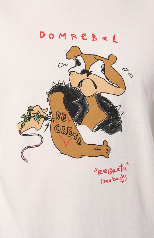 фото Хлопковая футболка domrebel