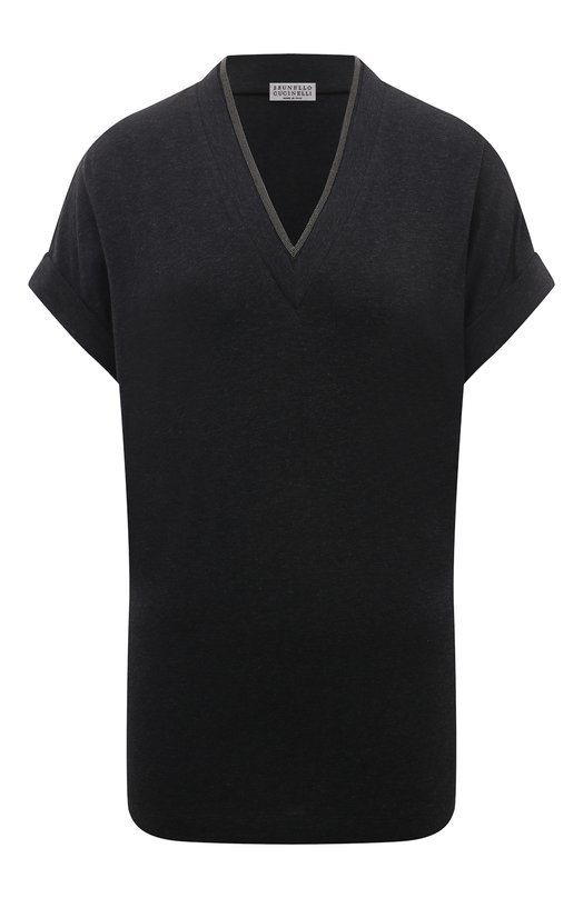 фото Хлопковая футболка brunello cucinelli