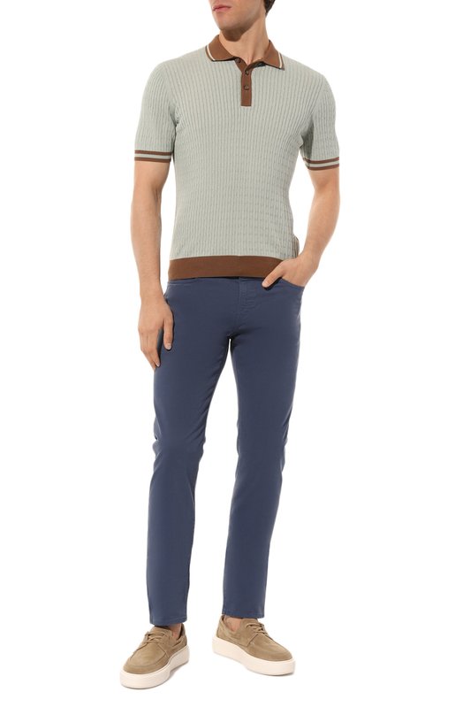 фото Хлопковые брюки boss