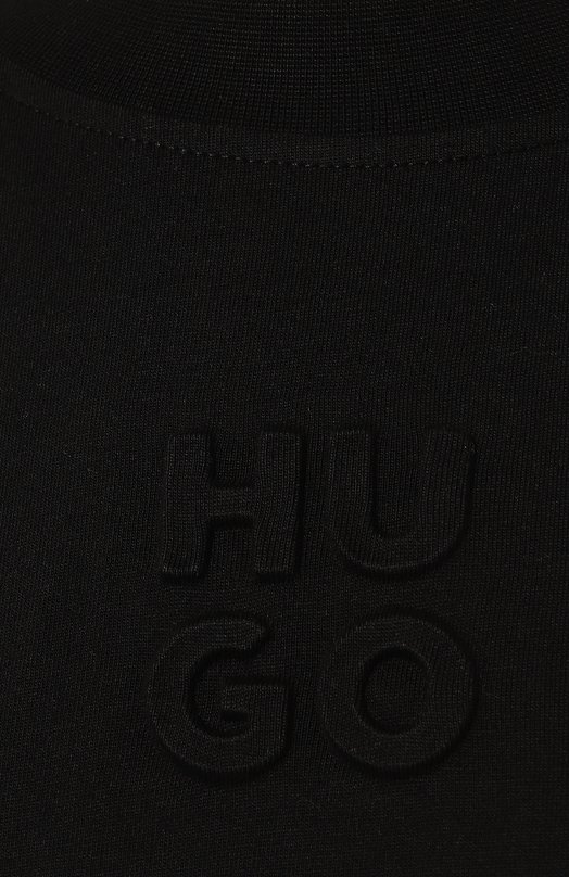 фото Хлопковая футболка hugo
