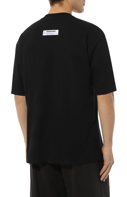 фото Хлопковая футболка diego venturino