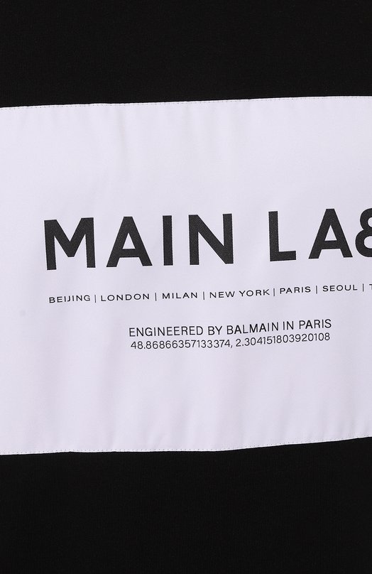 фото Хлопковая футболка balmain