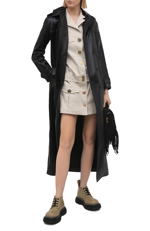 фото Хлопковое платье balmain